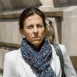 Anna Vidal, esposa del diputado de CDC Oriol Pujol, llega al Tribunal Superior de Justicia de Cataluña (TSJC)