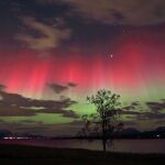 Una aurora boreal