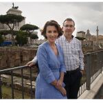 Ayanta Barilli y Santiago Posteguillo presentaron sus novelas en Roma