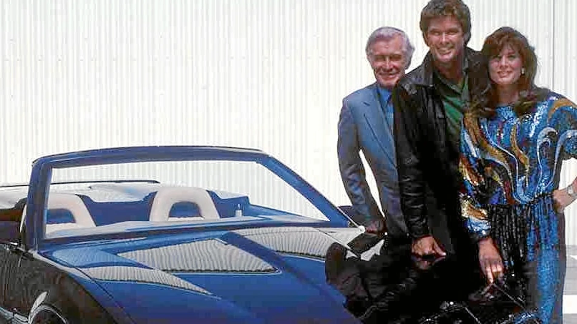 Los protagonistas de «El coche fantástico»