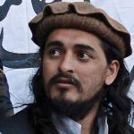 Hakimulá Mehsud, líder del mayor grupo talibán de Pakistán, "Taliban e Therik Pakistan"(TTP), durante un encuentro con periodistas en Orakzai