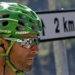 El ciclista español del equipo Movistar, Alejandro Valverde