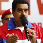 Nicolás Maduro durante la inauguración de un funicular en Caracas