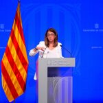 Rueda de prensa de la consellera de Presidencia de la Generalitat, Meritxell Budó, tras el Consell Executiu28 mayo 201928/05/2019