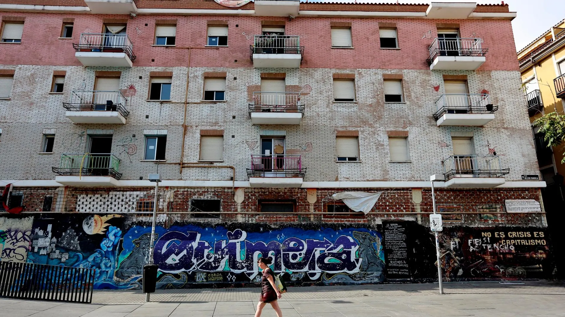 La casa ocupada Quimera, situada en la calle Amparo