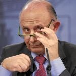 El ministro de Hacienda, Cristóbal Montoro