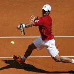 Fernando Verdasco durante la Copa Davis