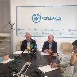 Los concejales del PP en el Ayuntamiento de Valencia Eusebio Monz&oacute; y Alfonso Novo