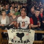 Imagen del acto de esta mañan en Biarritz