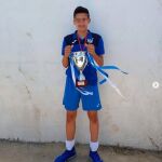 José Antonio Reyes, hijo del futbolista, en una foto de Instagram