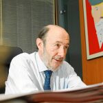El ex líder del PSOE Alfredo Pérez Rubalcaba, fallecido la pasada semana