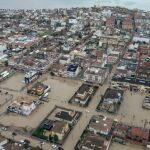 El municipio de Los Alcázares, uno de los más amenazados según el estudio, tras unas inundaciones / Efe