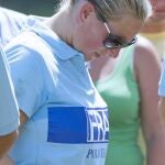 Zara Phillips, durante un partido de polo en el que ha participado