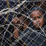 Una niña en el campo de refugiados de Dadaab
