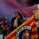 El investigado también muestra su apoyo a grupos ultra de carácter violento como los”Boixos Nois”