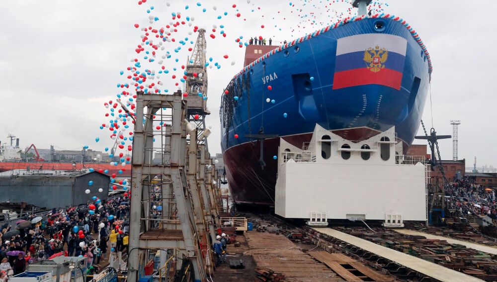 El “Ural”, el nuevo rompehielos atómico ruso
