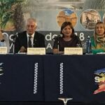 Isabel Bonig, Verónica Marcos y Alexis Marí inauguraron el congreso, que fue clausurado por los concejales Alberto Mendoza y María Dolores Jiménez (LA RAZÓN)