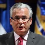 El ex magistrado de la Audiencia Nacional, Baltasar Garzón, durante una conferencia