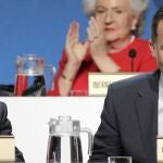 El Príncipe de Asturias, Felipe de Borbón, junto al presidente del Gobierno, Mariano Rajoy.