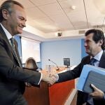 Fabra saluda a José Ciscar