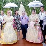 Ofrenda de les «alfàbegues» a la Virgen en Bétera