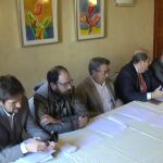 Los miembros del jurado durante el fallo del galardón
