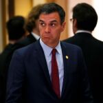 El presidente del Gobierno, Pedro Sánchez