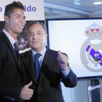 Florentino Pérez y Cristiano Ronaldo