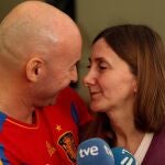 Ángel Sánchez (i) y María Concepción Marlaska (d)