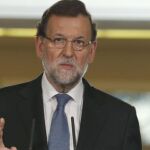 El presidente del Gobierno, Mariano Rajoy