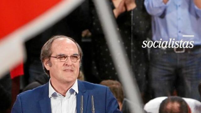 Ángel Gabilondo, en su primer acto como candidato, el pasado miércoles