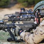 Un efectivo del GOE XIX durante un ejercicio de preparación para su despliegue