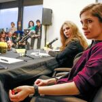 Las cantantes punk criticaron la situación de los derechos humanos en Rusia desde Nueva York.