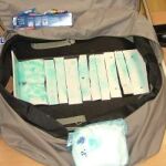 La cocaína estaba oculta en botes de champú