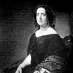 Reproducción de un retrato de la poeta cubana Gertrudis Gómez de Avellanada (1814-11873) . EFE