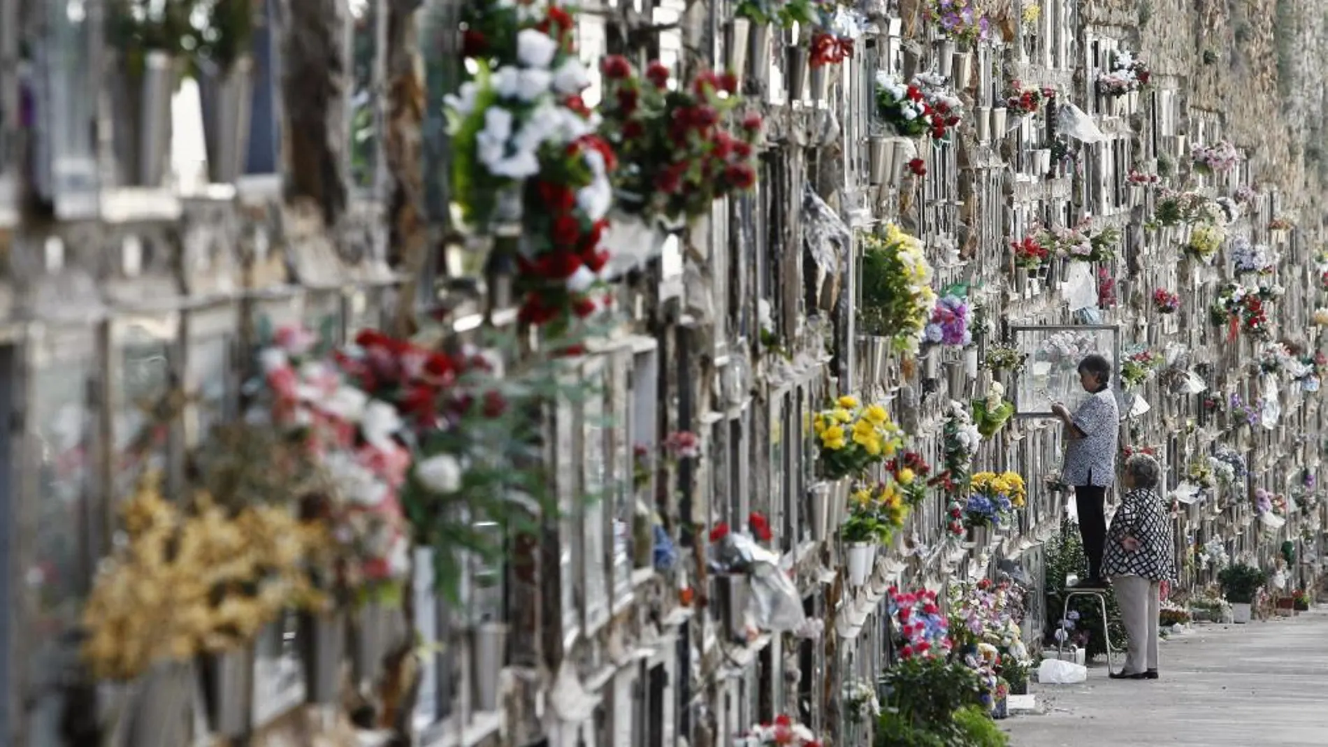 El cementerio de Montjuic, en Barcelona, en una imagen de archivo