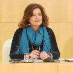 Ana Botella ayer, tras la Junta de Gobierno de la capital, órgano que ha presidido en 104 ocasiones
