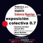 Seis mujeres artistas en la «Exposición colectiva 0.7»