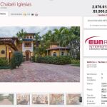 La mansión que Chábeli Iglesias y Christian Altaba venden en el centro de Miami