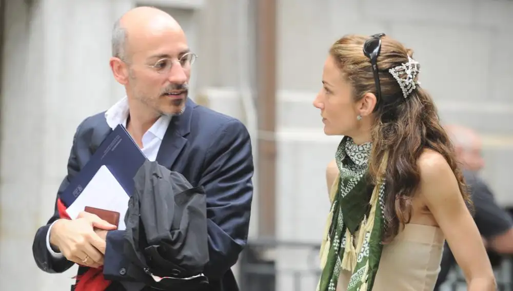 Telma Ortiz y su ya exmarido Jaime del Burgo.