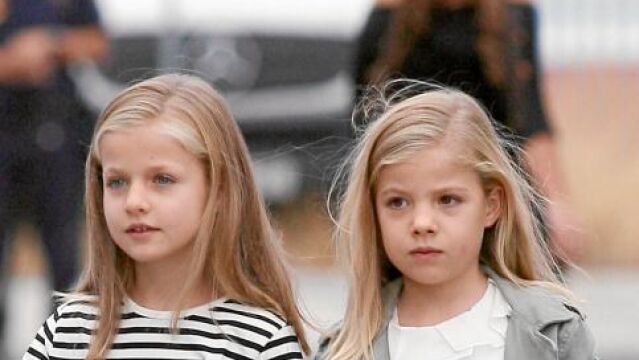 Las Infantas Leonor y Sofía, en septiembre