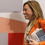 Carmen Chacón llega a la sede del PSOE en la calle de Ferraz