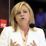 La cabeza de lista del PSOE al Parlamento Europeo, Elena Valenciano