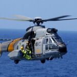 Fotografía de archivo de un helicóptero Super-Puma del Servicio Aéreo de Rescate (SAR) del Ejército del Aire igual al accidentado.