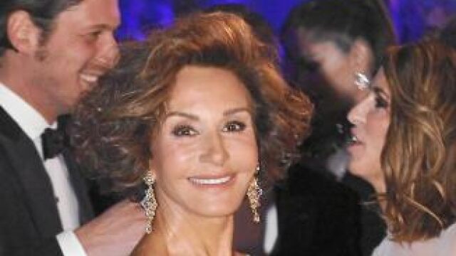 Nati Abascal durante la gala de los premios Telva Moda 2013