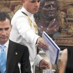 Los Príncipes de Asturias, don Felipe y doña Letizia, al inicio de la reunión anual de los patronatos de la Fundación Príncipe de Asturias