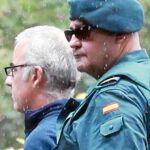 Basterra, custodiado por la Guardia Civil