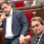 Oriol Junqueras y Artur Mas se reunieron pero no hablaron de la entrada de ERC en el Govern