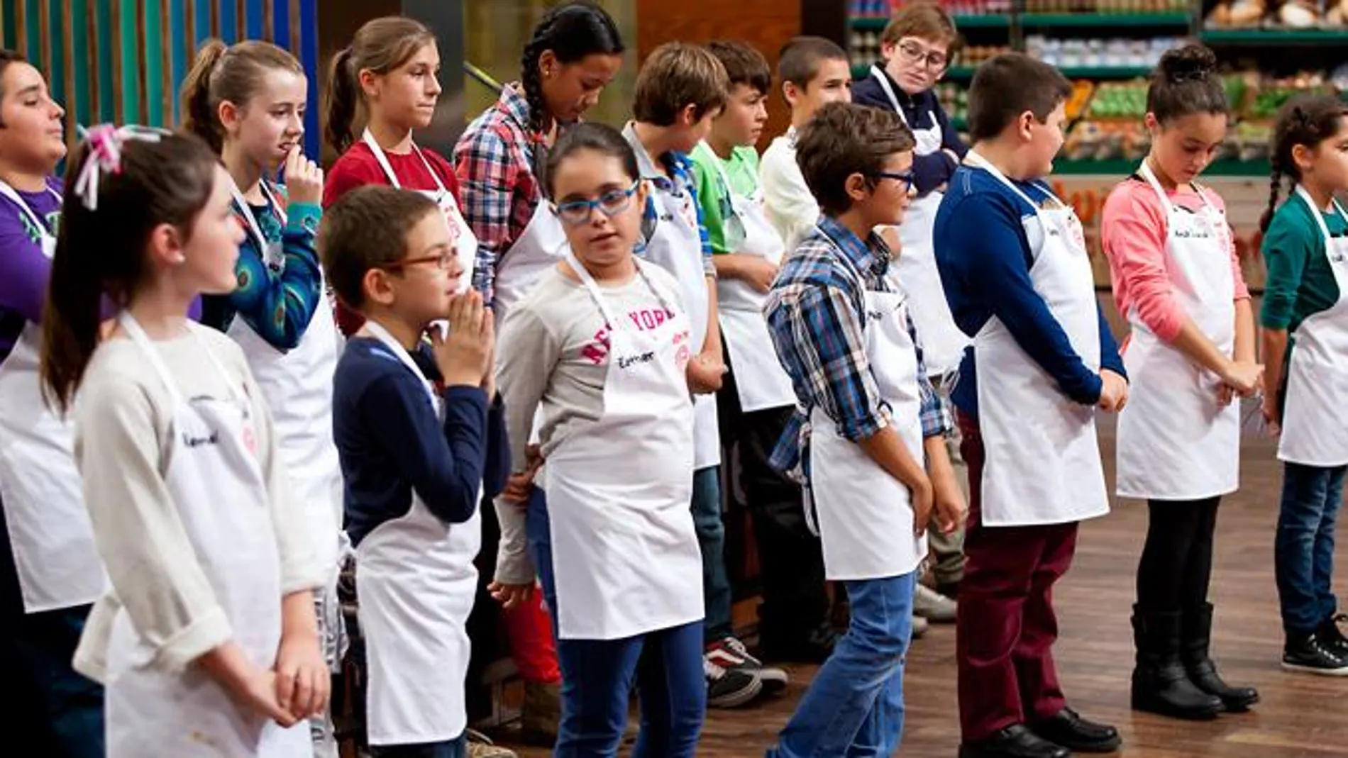 Todos los concursantes de la primera edición de MasterChef Junior. Efe