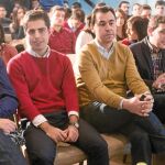 Los jóvenes 'populares', junto a Maíllo, Rosa Valdeón y Alberto Castro